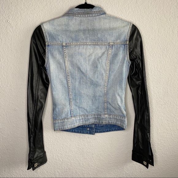 Aritzia Talula Jean/Leather Jacket - Picture 4 of 6